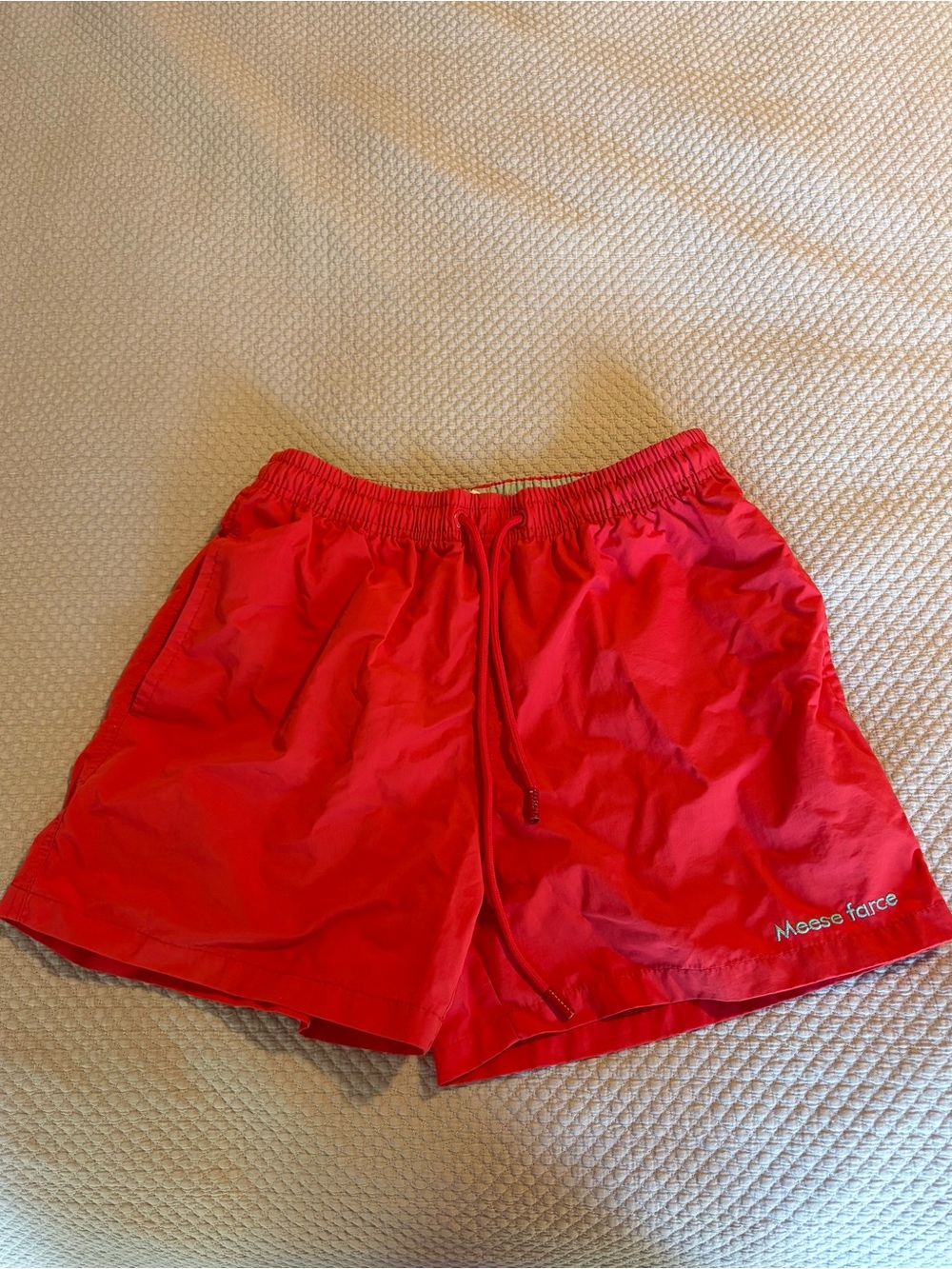 Men’s Red Swim Shorts